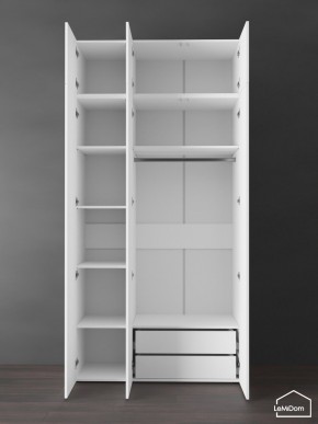 Шкаф с антресолью Linnea MHR-3POA-2 2450х1200х510 (Белый-М 11.1.1) в Камышлове - kamyshlov.ok-mebel.com | фото 6