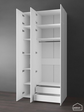 Шкаф с антресолью Linnea MHR-3POA-2 2450х1200х510 (Белый-М 11.1.2) в Камышлове - kamyshlov.ok-mebel.com | фото 5