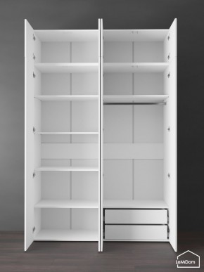 Шкаф с антресолью Linnea MHR-4POA-2 2450х1600х510 (Белый-М 11.1.1) в Камышлове - kamyshlov.ok-mebel.com | фото 5