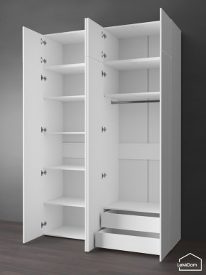 Шкаф с антресолью Linnea MHR-4POA-2 2450х1600х510 (Белый-М 11.1.1) в Камышлове - kamyshlov.ok-mebel.com | фото 6