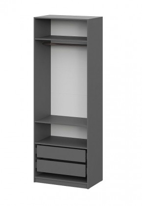 Шкаф ШК-5 + 2 полки + ящики (800) Графит в Камышлове - kamyshlov.ok-mebel.com | фото 3