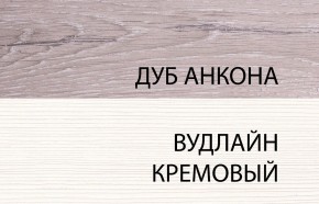 Шкаф угловой с полками 97х97, OLIVIA, цвет вудлайн крем/дуб анкона в Камышлове - kamyshlov.ok-mebel.com | фото 4