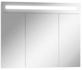 Шкаф-зеркало Аврора 90 с подсветкой LED Домино (DV8011HZ) в Камышлове - kamyshlov.ok-mebel.com | фото 1