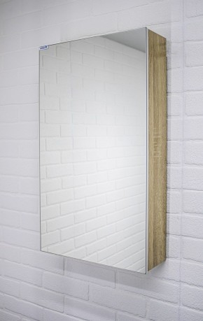 Шкаф-зеркало Мечта 40 Дуб сонома АЙСБЕРГ (DM2317HZ) в Камышлове - kamyshlov.ok-mebel.com | фото 5