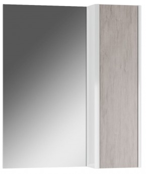 Шкаф-зеркало Uno 60 Дуб серый левый/правый Домино (DU1503HZ) в Камышлове - kamyshlov.ok-mebel.com | фото