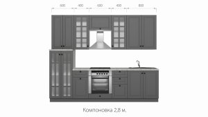 Кухонный гарнитур Верона в Камышлове - kamyshlov.ok-mebel.com | фото 3
