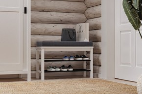 Скамья 85х50 Кантри для обуви белая в Камышлове - kamyshlov.ok-mebel.com | фото 4