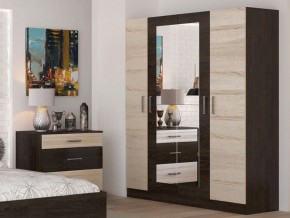 Спальный гарнитур Леси + 4-х створчатый шкаф в Камышлове - kamyshlov.ok-mebel.com | фото 4