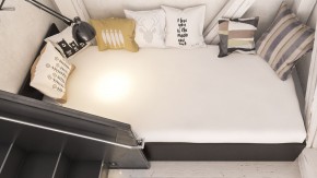 Стандарт Кровать 0900, цвет венге, ШхГхВ 93,5х203,5х70 см., сп.м. 900х2000 мм., без матраса, основание есть в Камышлове - kamyshlov.ok-mebel.com | фото 6