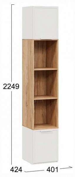 Стеллаж комбинированный Стелла в Камышлове - kamyshlov.ok-mebel.com | фото 4