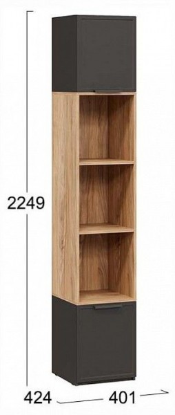 Стеллаж комбинированный Стелла в Камышлове - kamyshlov.ok-mebel.com | фото 4