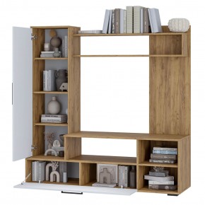 Гостиная Евро 2 (крафт/белый) в Камышлове - kamyshlov.ok-mebel.com | фото 2