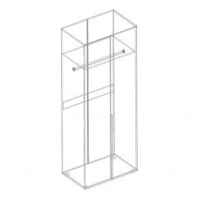 СТИЛ Шкаф 2-ств для одежды в Камышлове - kamyshlov.ok-mebel.com | фото 2