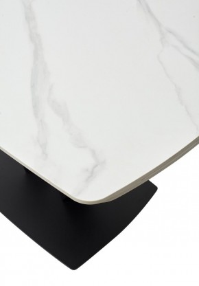 Стол ALATRI 120 MATT WHITE MARBLE SOLID CERAMIC / BLACK, ®DISAUR в Камышлове - kamyshlov.ok-mebel.com | фото 11