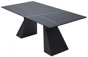 Стол БОГАРТ 200 TITANIUM BLACK PULIDO, керамика / Черный М-City в Камышлове - kamyshlov.ok-mebel.com | фото 5
