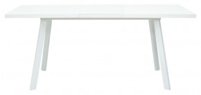 Стол ФИН 120 Белый, стекло/ Белый каркас М-City в Камышлове - kamyshlov.ok-mebel.com | фото 2