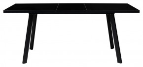 Стол ФИН 120 Черный, стекло/ Черный каркас М-City в Камышлове - kamyshlov.ok-mebel.com | фото