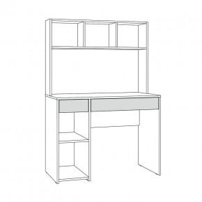 Стол компьютерный 12.77 F Комфорт (Темно - серый U2601) в Камышлове - kamyshlov.ok-mebel.com | фото 3