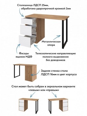 Стол письменный Эконом стандарт С-401 в Камышлове - kamyshlov.ok-mebel.com | фото 6
