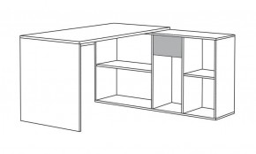 Стол письменный Лайт 03.245 F (белый) в Камышлове - kamyshlov.ok-mebel.com | фото 3