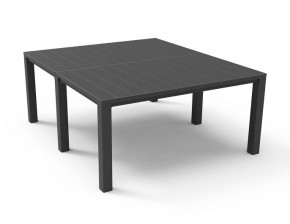 Стол раскладной Джули (Julie Double table 2 configurations) Графит в Камышлове - kamyshlov.ok-mebel.com | фото 3