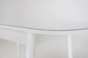 Стол раскладной со стеклом (опоры массив цилиндрический) "Хоста" в Камышлове - kamyshlov.ok-mebel.com | фото 6