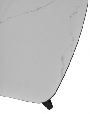 Стол RASMUS 160 TL-45 Белый мрамор, испанская керамика / черный каркас, ®DISAUR в Камышлове - kamyshlov.ok-mebel.com | фото 6