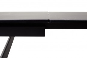 Стол RIETI 200 NERO KL-116 Черный мрамор матовый, итальянская керамика/ черный каркас, ®DISAUR в Камышлове - kamyshlov.ok-mebel.com | фото 3