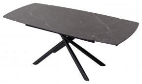 Стол RIVOLI 140 MATT BLACK MARBLE SOLID CERAMIC / BLACK, ®DISAUR в Камышлове - kamyshlov.ok-mebel.com | фото 3