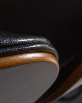 Стул барный DOBRIN JACK BLACK, цвет черный глянец PU ABD 002 в Камышлове - kamyshlov.ok-mebel.com | фото 2