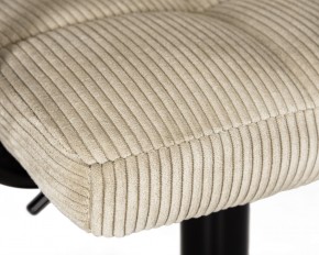 Стул барный DOBRIN KRUGER ARM BLACK, бежевый вельвет (LAR-E2041-04) в Камышлове - kamyshlov.ok-mebel.com | фото 7