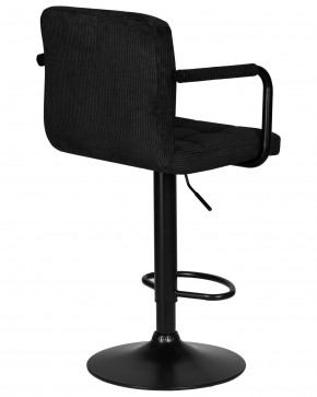Стул барный DOBRIN KRUGER ARM BLACK, черный вельвет (LAR-E2041-52) в Камышлове - kamyshlov.ok-mebel.com | фото 4