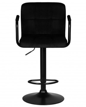 Стул барный DOBRIN KRUGER ARM BLACK, черный вельвет (LAR-E2041-52) в Камышлове - kamyshlov.ok-mebel.com | фото 6