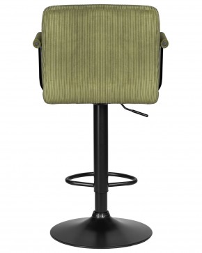 Стул барный DOBRIN KRUGER ARM BLACK, зеленый вельвет (LAR-E2041-7) в Камышлове - kamyshlov.ok-mebel.com | фото 5