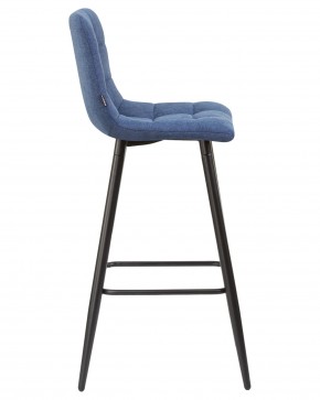 Стул барный DOBRIN NICOLE, черные матовые ножки, синяя ткань (UF860-14B) в Камышлове - kamyshlov.ok-mebel.com | фото 3