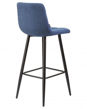Стул барный DOBRIN NICOLE, черные матовые ножки, синяя ткань (UF860-14B) в Камышлове - kamyshlov.ok-mebel.com | фото 4