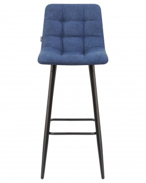 Стул барный DOBRIN NICOLE, черные матовые ножки, синяя ткань (UF860-14B) в Камышлове - kamyshlov.ok-mebel.com | фото 6