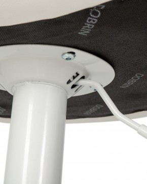 Стул барный DOBRIN TAILOR WHITE, белый PU в Камышлове - kamyshlov.ok-mebel.com | фото 7