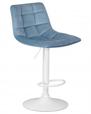 Стул барный DOBRIN TAILOR WHITE, пудрово-голубой велюр (MJ9-74) в Камышлове - kamyshlov.ok-mebel.com | фото 2