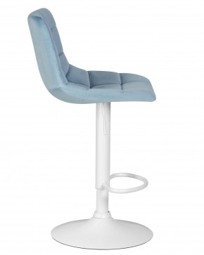 Стул барный DOBRIN TAILOR WHITE, пудрово-голубой велюр (MJ9-74) в Камышлове - kamyshlov.ok-mebel.com | фото 3
