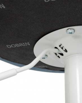 Стул барный DOBRIN TAILOR WHITE, пудрово-голубой велюр (MJ9-74) в Камышлове - kamyshlov.ok-mebel.com | фото 7