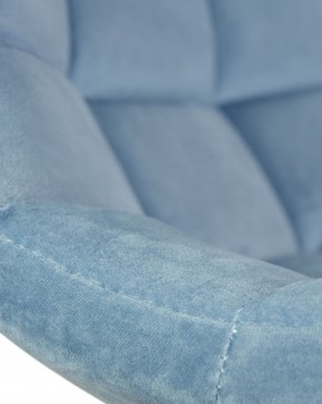 Стул барный DOBRIN TAILOR WHITE, пудрово-голубой велюр (MJ9-74) в Камышлове - kamyshlov.ok-mebel.com | фото 8