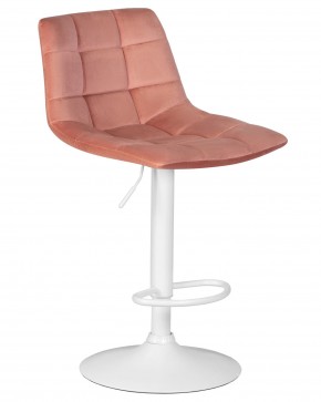 Стул барный DOBRIN TAILOR WHITE, пудрово-розовый велюр (MJ9-32) в Камышлове - kamyshlov.ok-mebel.com | фото 2
