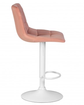 Стул барный DOBRIN TAILOR WHITE, пудрово-розовый велюр (MJ9-32) в Камышлове - kamyshlov.ok-mebel.com | фото 3