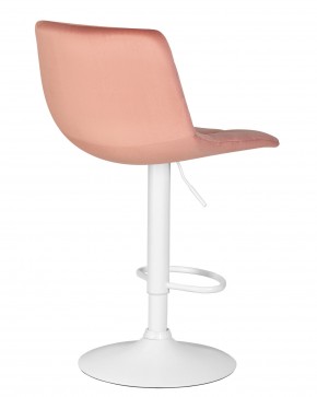 Стул барный DOBRIN TAILOR WHITE, пудрово-розовый велюр (MJ9-32) в Камышлове - kamyshlov.ok-mebel.com | фото 4