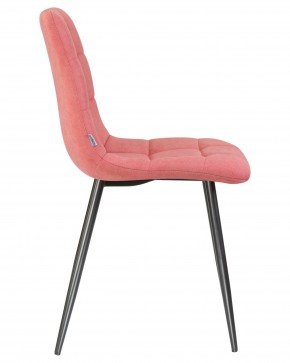 Стул обеденный DOBRIN ALEX, черные матовые ножки, розовая ткань (UF860-05B) в Камышлове - kamyshlov.ok-mebel.com | фото 3