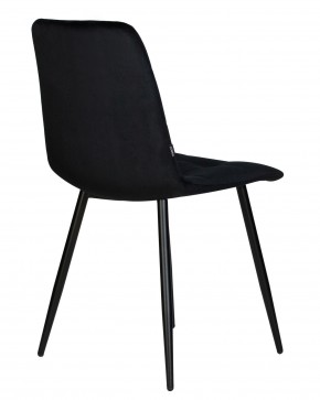 Стул обеденный DOBRIN CHILLY, Черный Holland 75, основание черное в Камышлове - kamyshlov.ok-mebel.com | фото 5