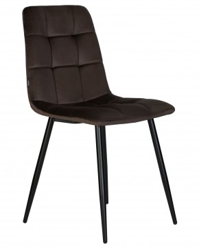 Стул обеденный DOBRIN CHILLY, Эспрессо Holland 74, основание черное в Камышлове - kamyshlov.ok-mebel.com | фото 3