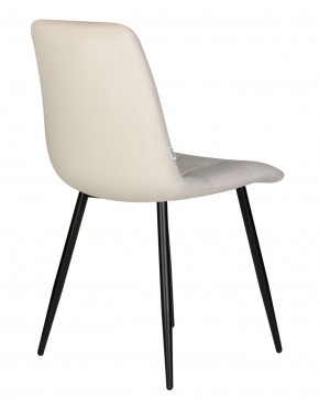 Стул обеденный DOBRIN CHILLY, Кремовый Holland 05, основание черное в Камышлове - kamyshlov.ok-mebel.com | фото 5