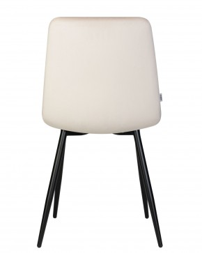 Стул обеденный DOBRIN CHILLY, Кремовый Holland 05, основание черное в Камышлове - kamyshlov.ok-mebel.com | фото 6